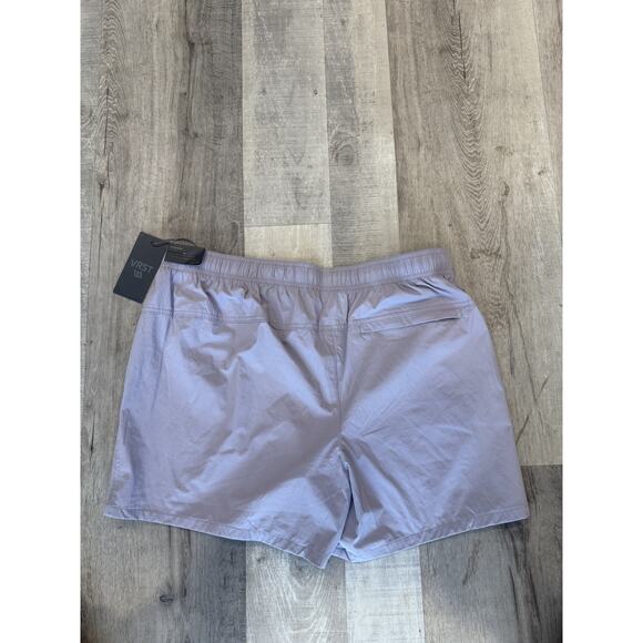 VRST Everyday Shorts Mens XL Purple Stone 5 Inch UV Stretch Swim Lined New - Picture 6 of 7